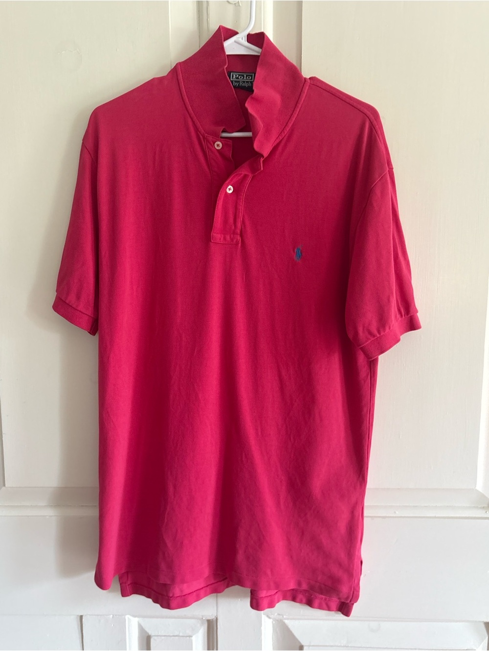 Polo by Ralph Lauren Classic Polo Shirt Mens Medium Fuschia